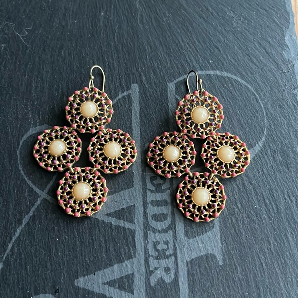 Stella & Dot Garden Party Chandelier Earrings